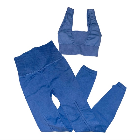 NEW Free People good karma leggings and square neck bra set - Picture 2 of 3